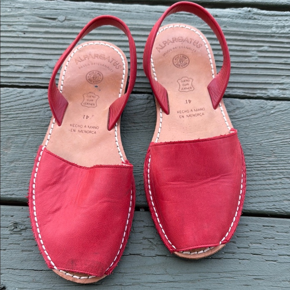 ALPARGATUS Red Espadrilles